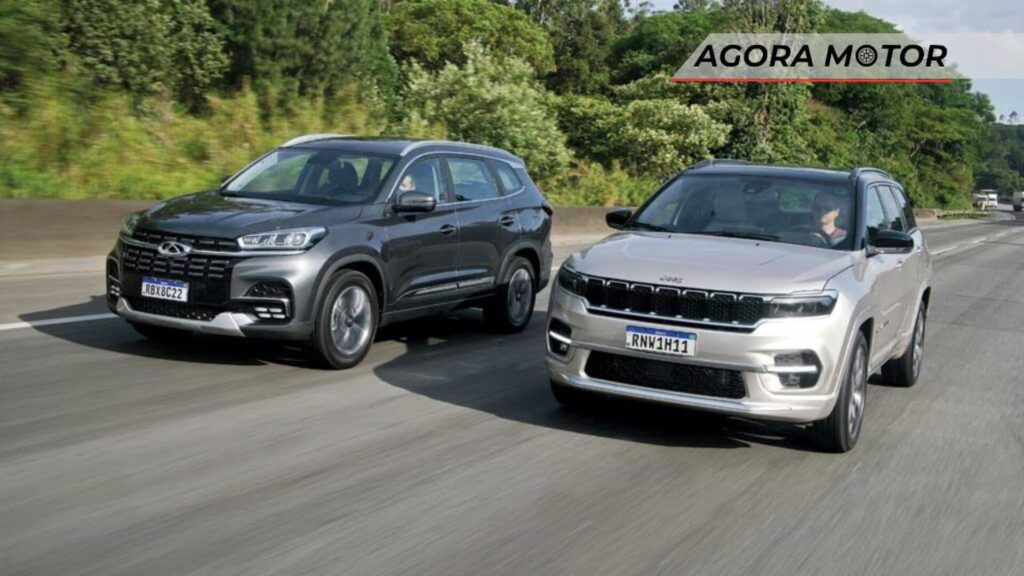 Comparativo entre o Tiggo 8 e o Jeep Commander