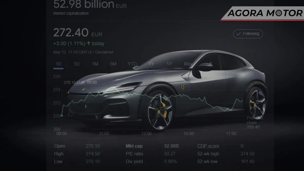 Valor do mercado da Ferrari atinge € 53 bilhões: montadora italiana é mais valiosa que a GM, Stellantis e etc