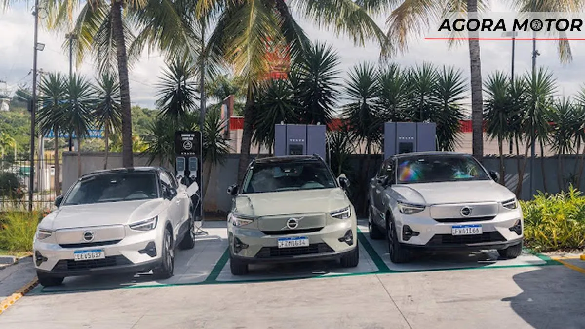 Volvo lança eletroposto rápido no Rio de Janeiro