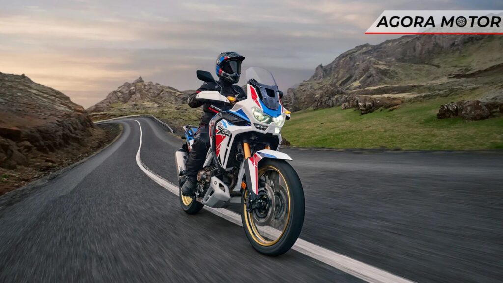 Africa Twin na estrada.