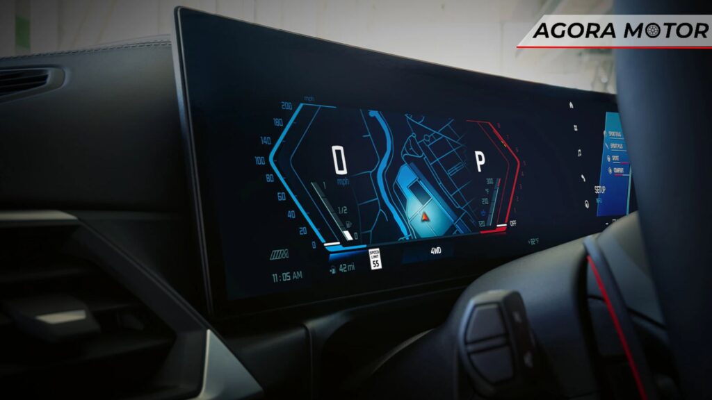 Painel integrado da BMW.