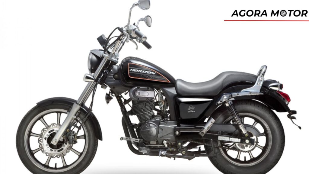 Moto na cor preta.