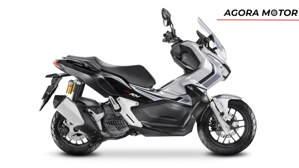 Lateral da Honda ADV 150.