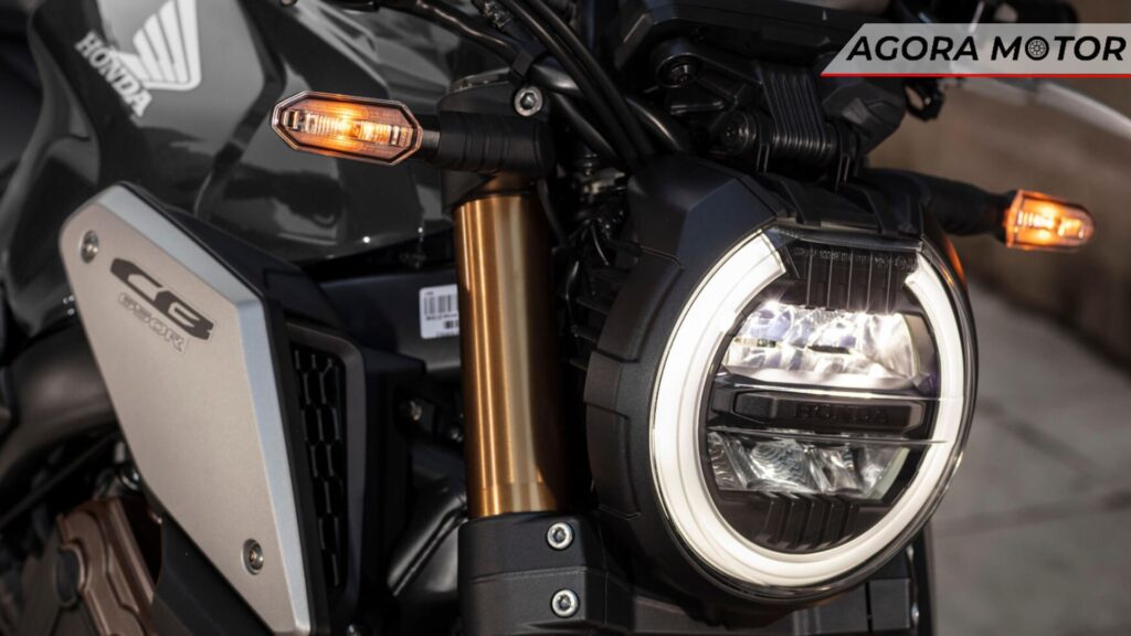 Farol da moto.