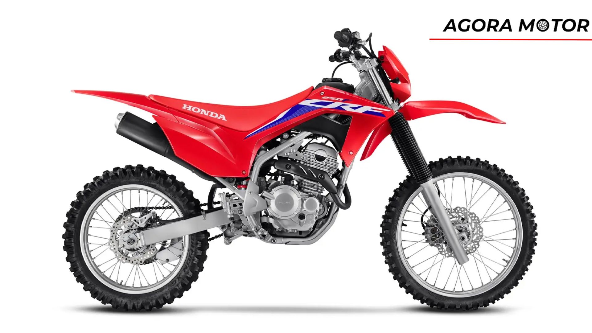 Lateral da CRF 250F 2024.