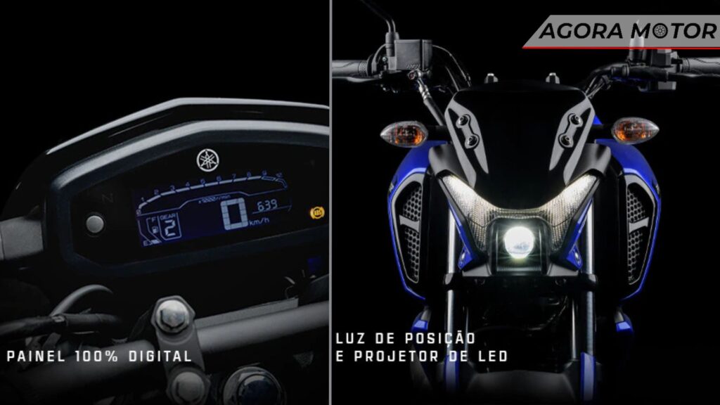 Detalhes da Fazer FZ15.