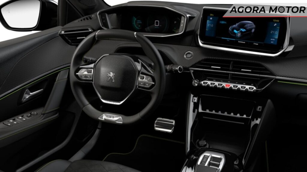Interior de um e-208 2024