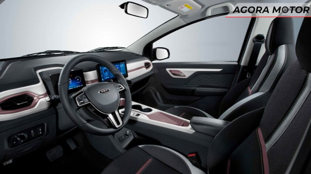 Interior de um Jac E-JS1 2024