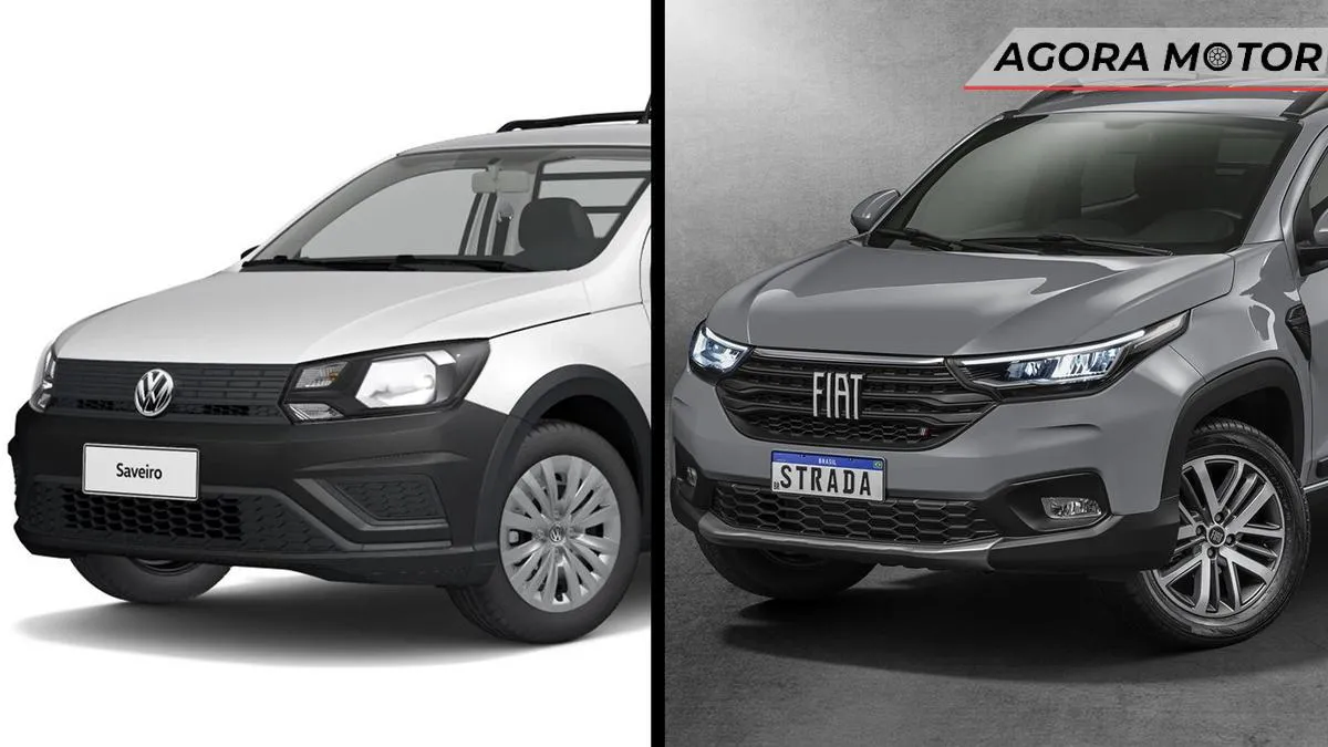 Fiat Strada e VW Saveiro: as picapes concorrentes com estratégias comerciais bem distintas