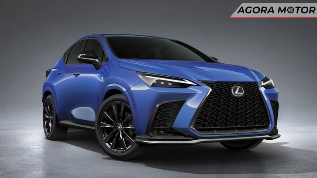 Foto panorâmica de um NX 2024 azul