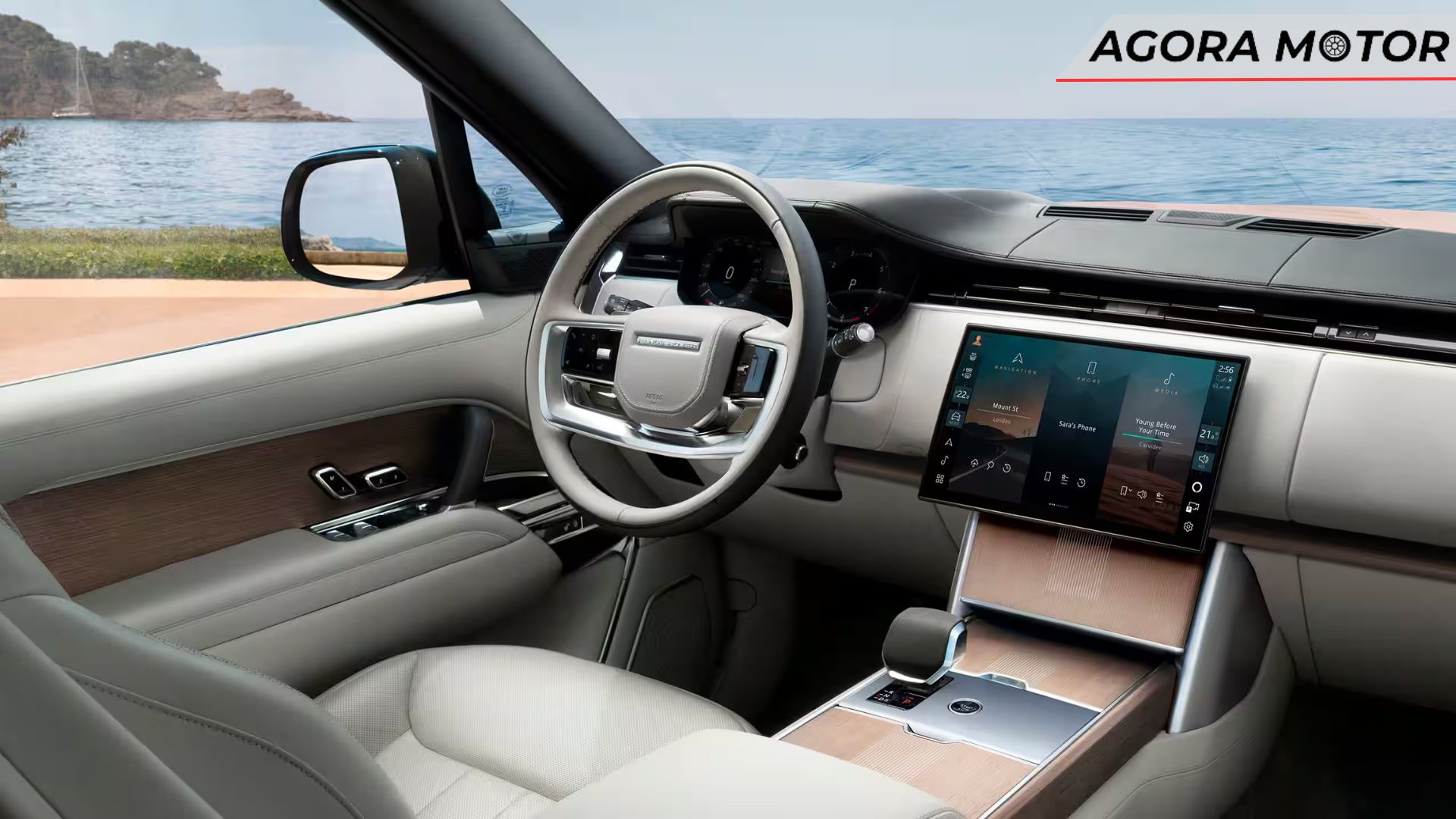 Interior de um Range Rover 2024