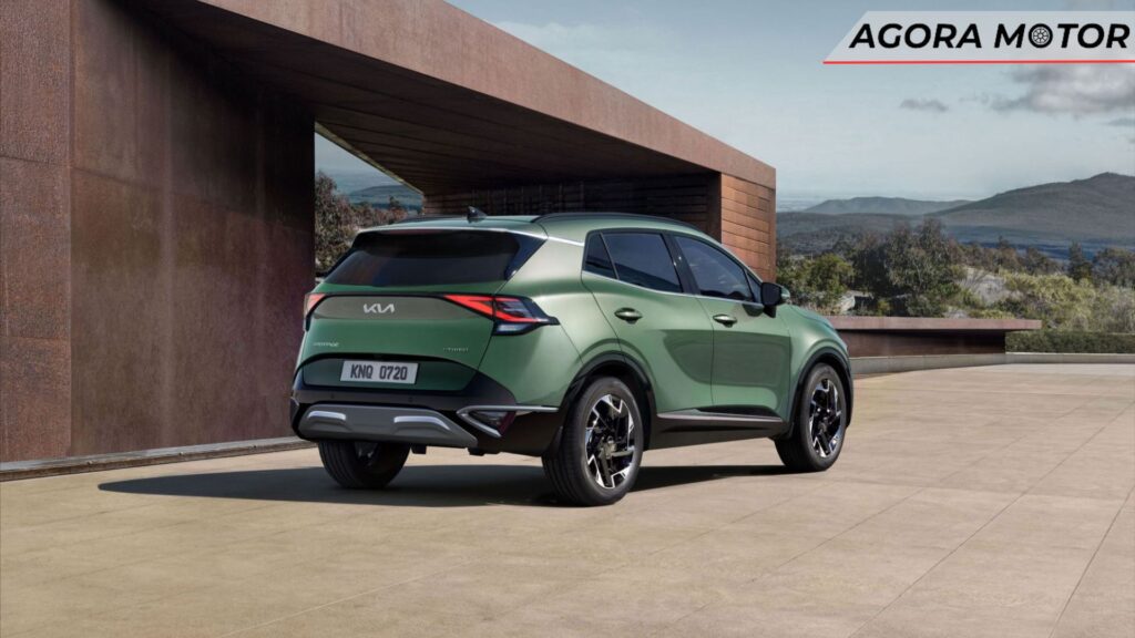 Foto traseira de um Sportage 2024