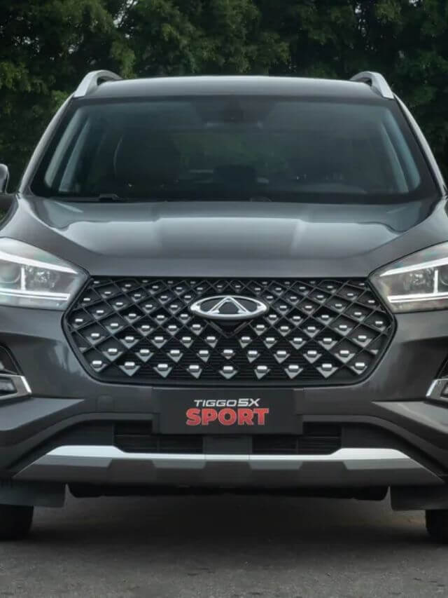 Frente do Tiggo 5x 2024.