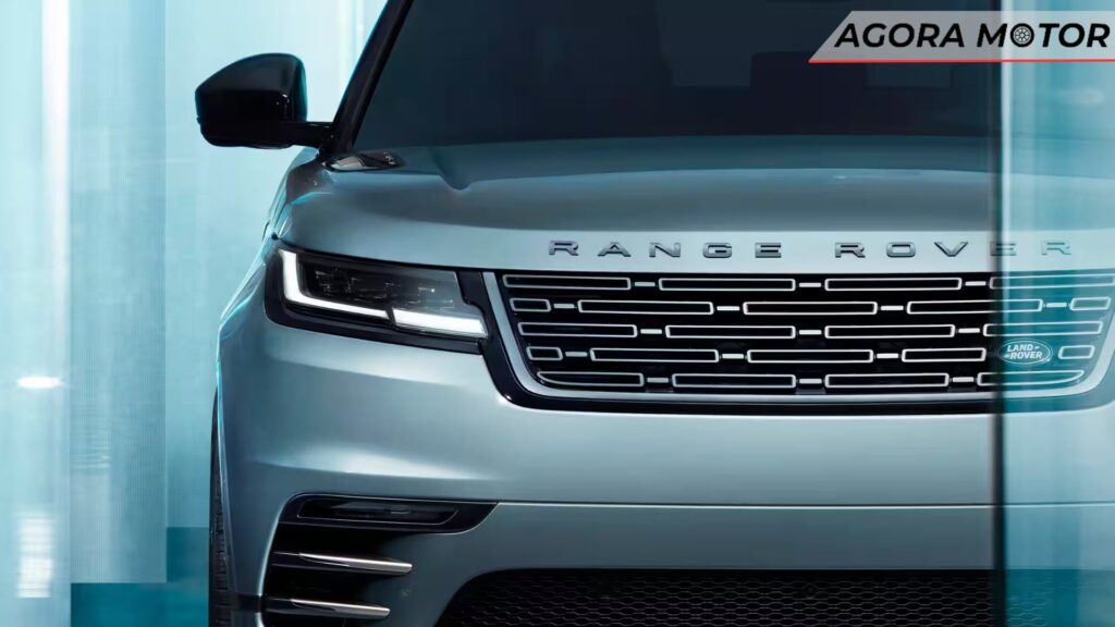 Foto frontal de um Velar 2024