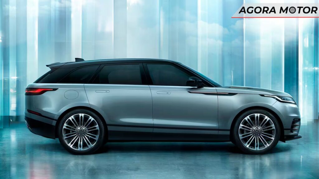 Foto lateral de um Velar 2024