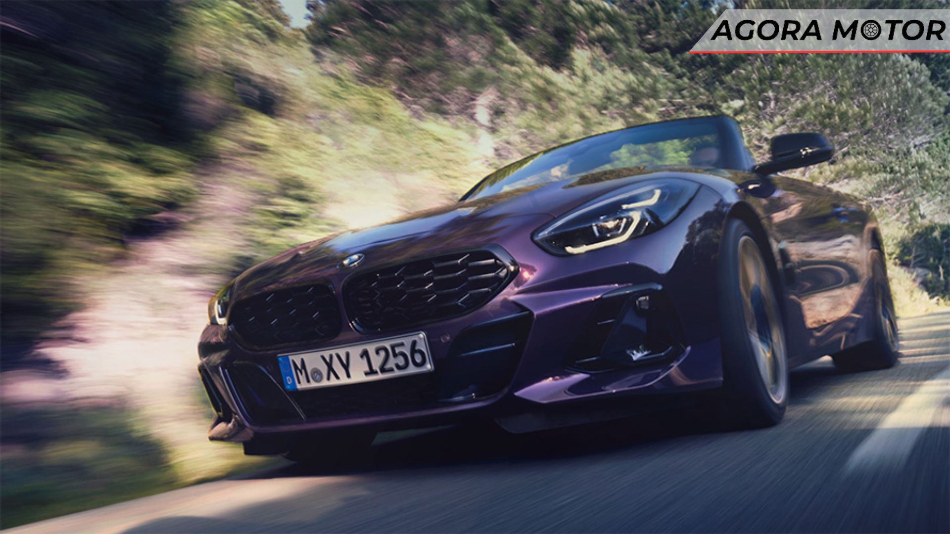 Z4 2024 roxa em movimento