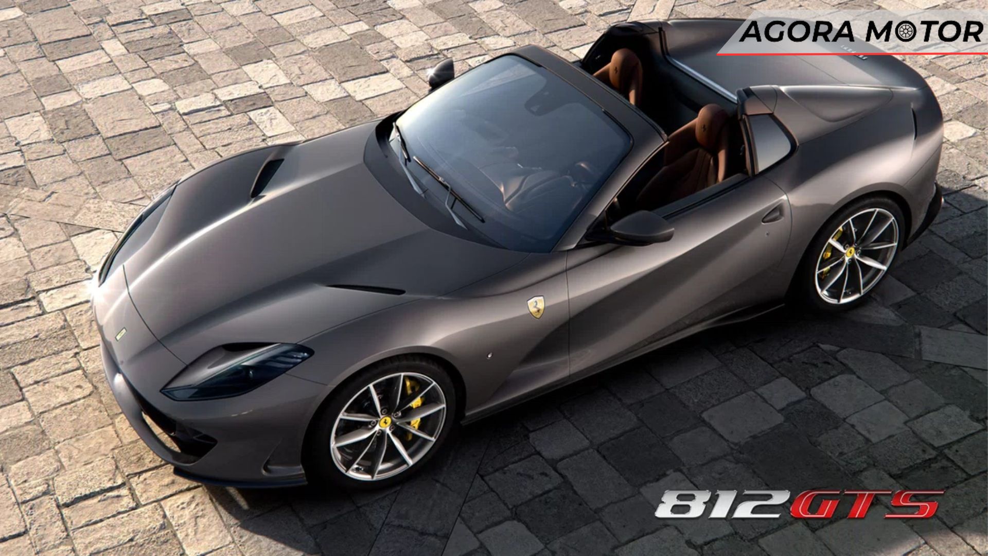 Foto de um 812 GTS 2024 na cor cinza