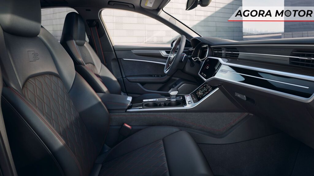Parte interna do Audi A6.