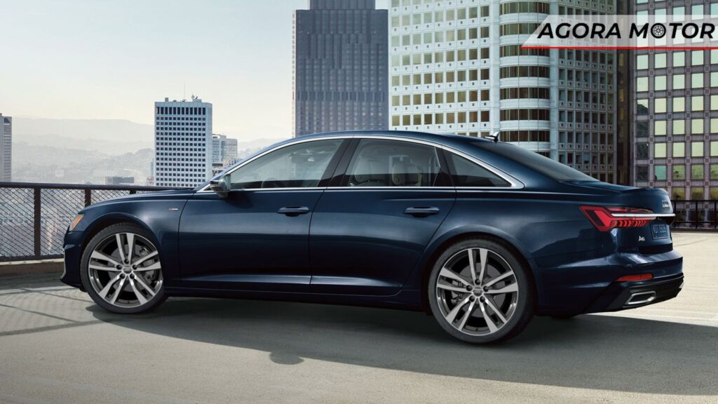 Lateral do Audi A6.