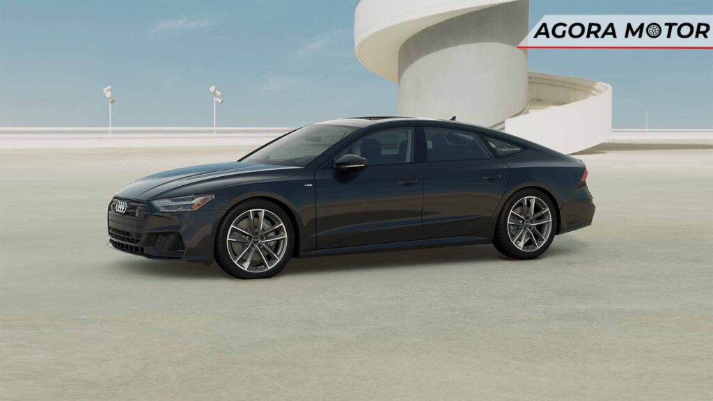 Audi A7 na cor preta.