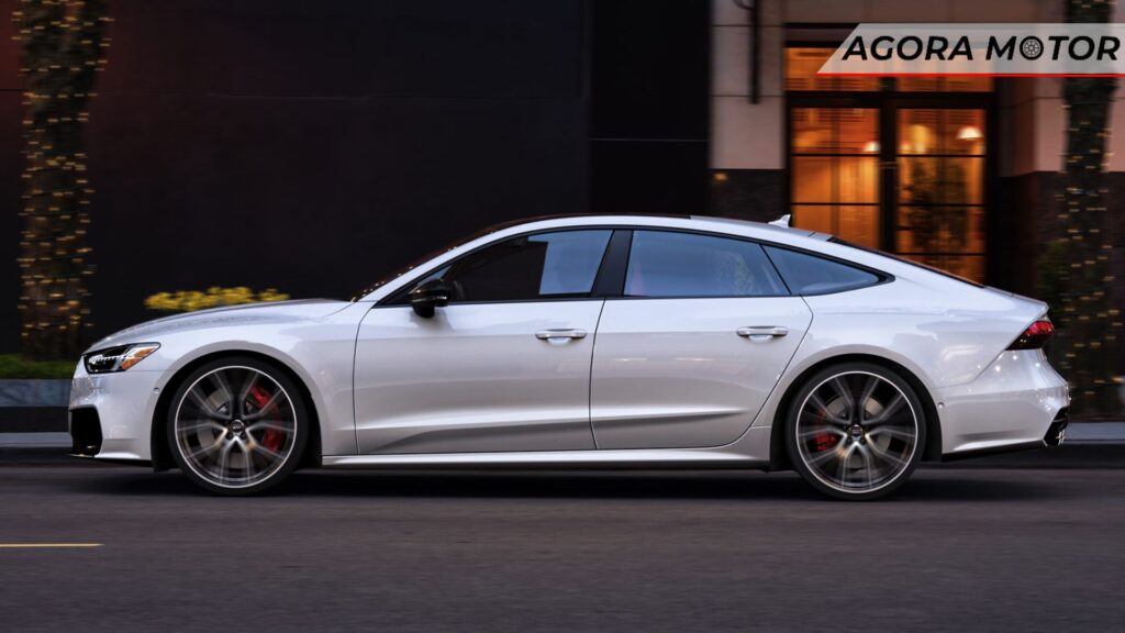 Lateral do Audi A7 2024.
