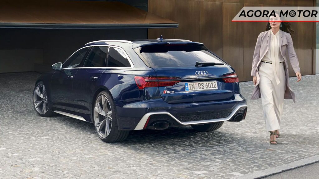 Traseira do RS6 Avant 2024.