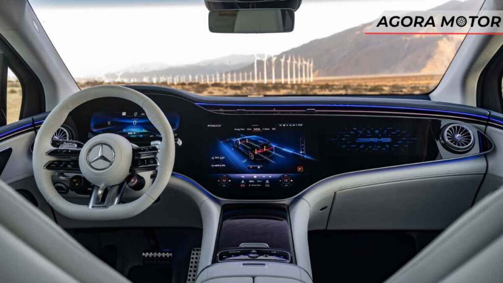 Conheça os detalhes internos do AMG EQE SUV e suas exclusividades de modelo