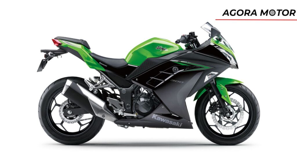 Lateral da moto.