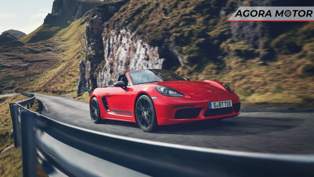 Frente do 718 Boxster 2024.