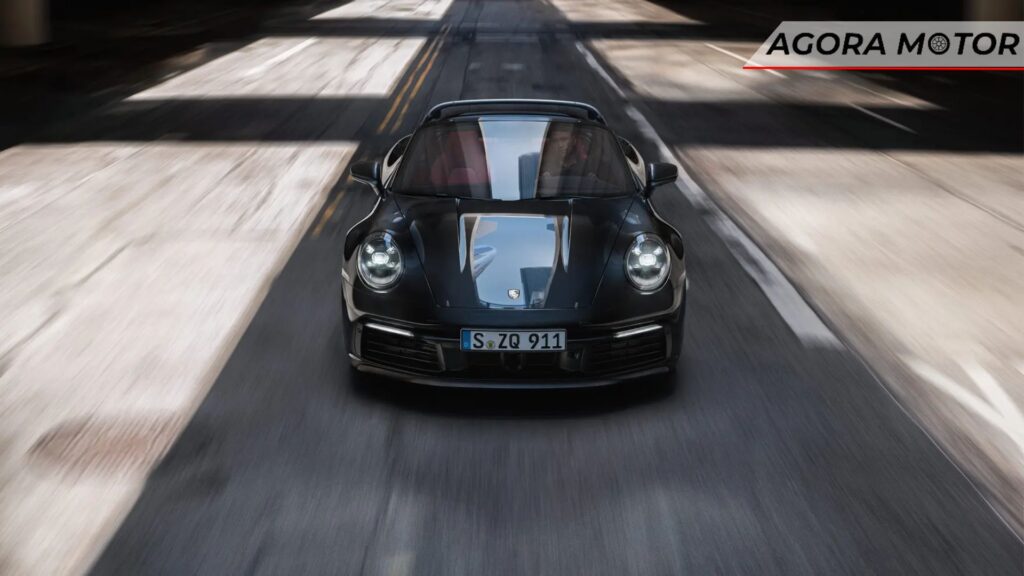 Frente do Porsche 911 2024.