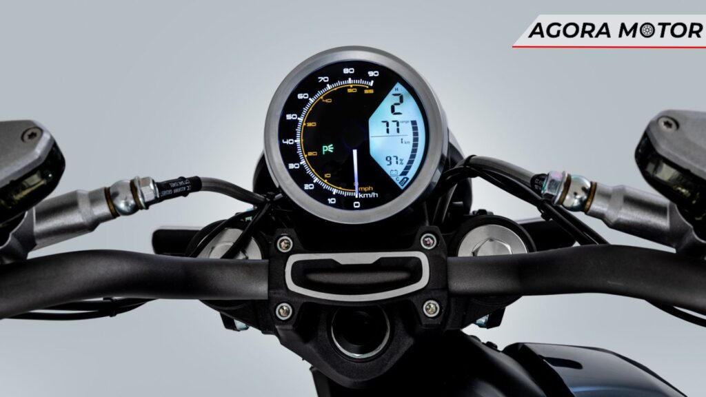 Painel da moto.