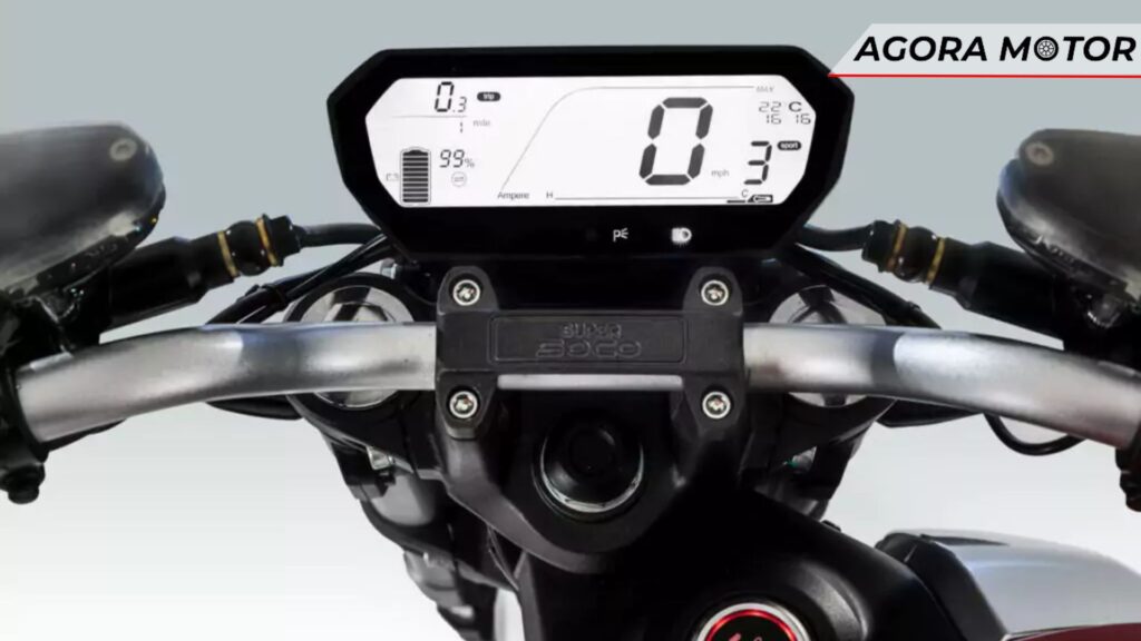 Painel da moto.