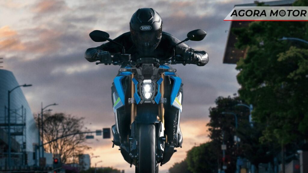 Frente da GSX-S 1000 2024.