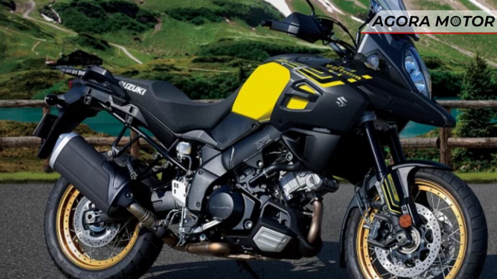 Lateral da V-Strom.
