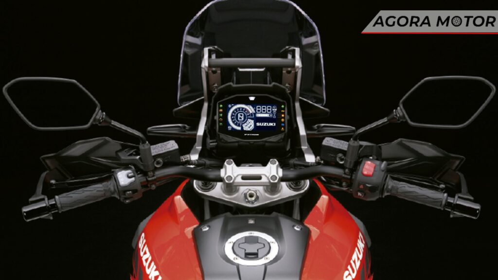 Painel da moto.