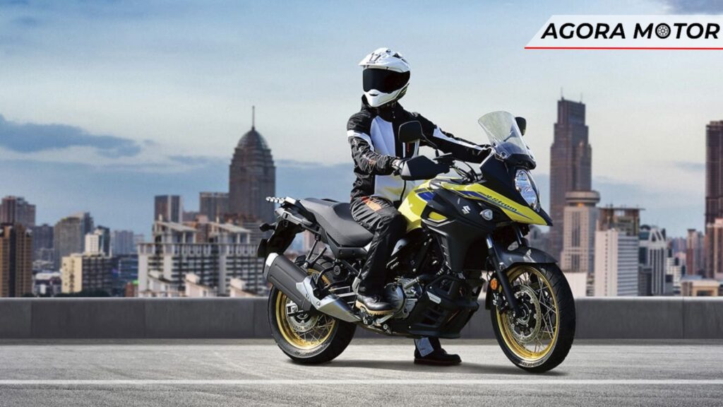 Lateral da V-Strom 650 2024.