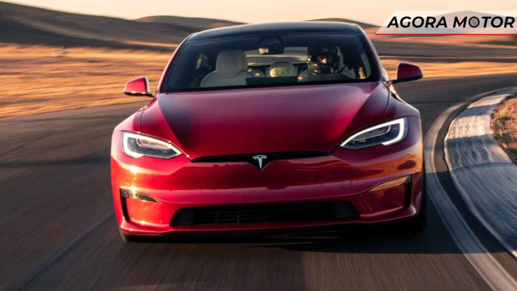 Frente do Model S.