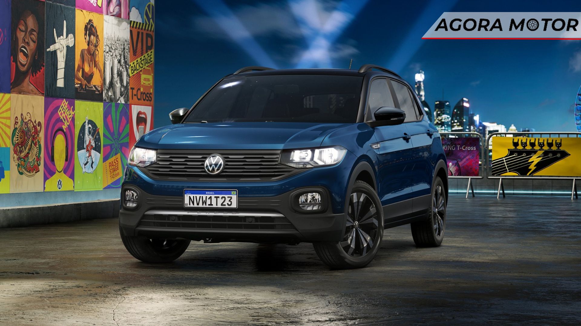 Frente do T-Cross The Town.