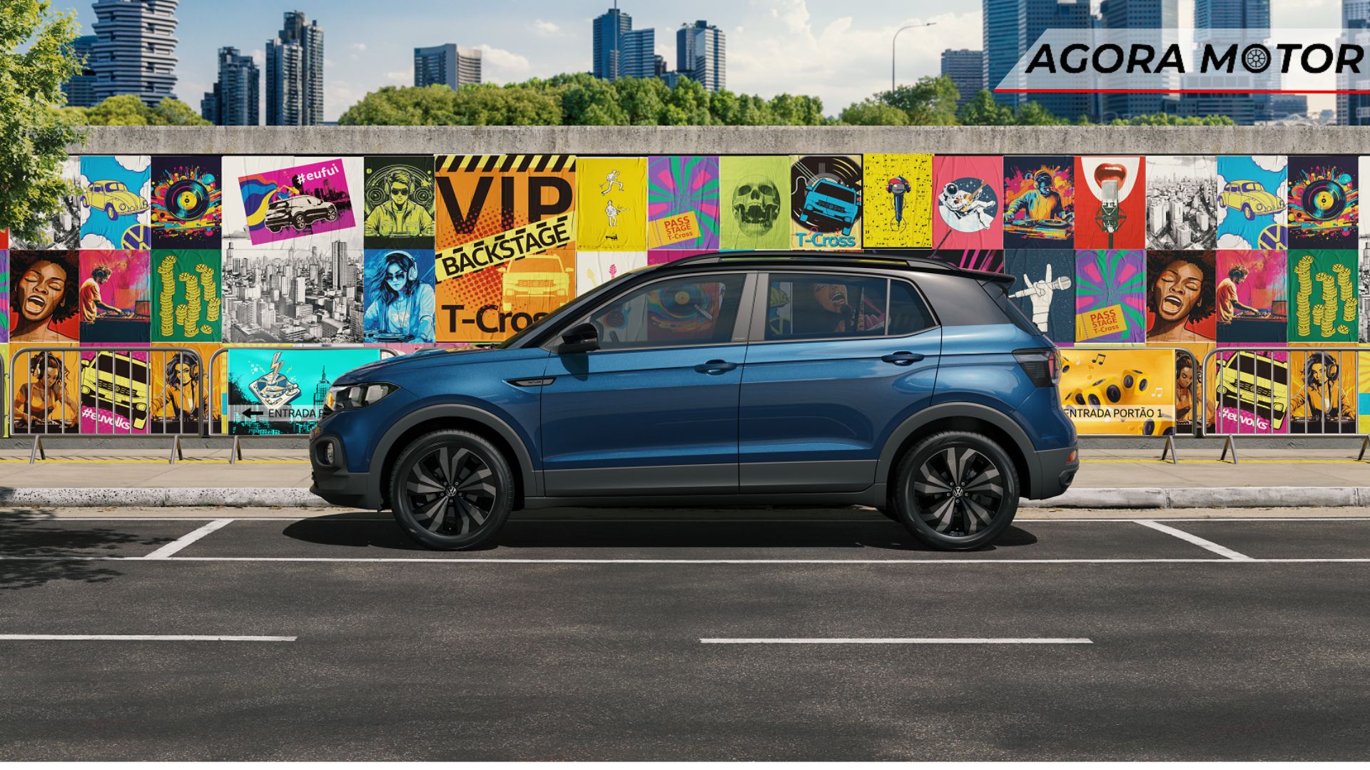 Lateral do T-Cross The Town.