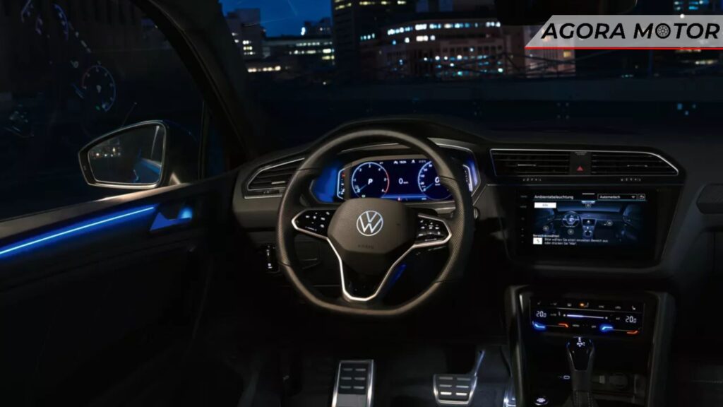 Painel do VW Tiguan 2024.