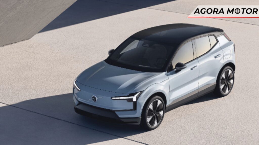 Visual mais compacto do EX30.