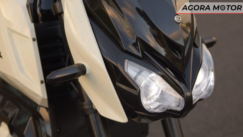 Lampada frontal de uma Shineray SHE E-JEF 2024