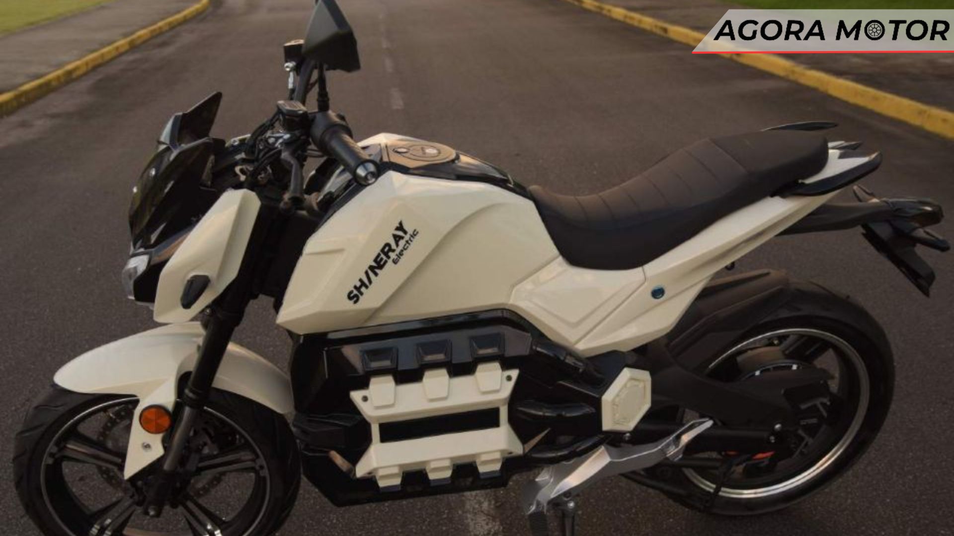 Shineray SHE E-JEF 2024 na cor branca