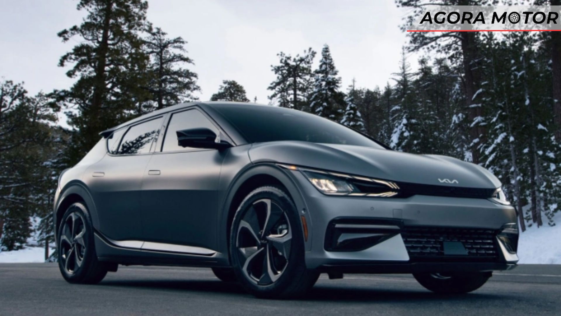 Foto panorâmica de um EV6 2024