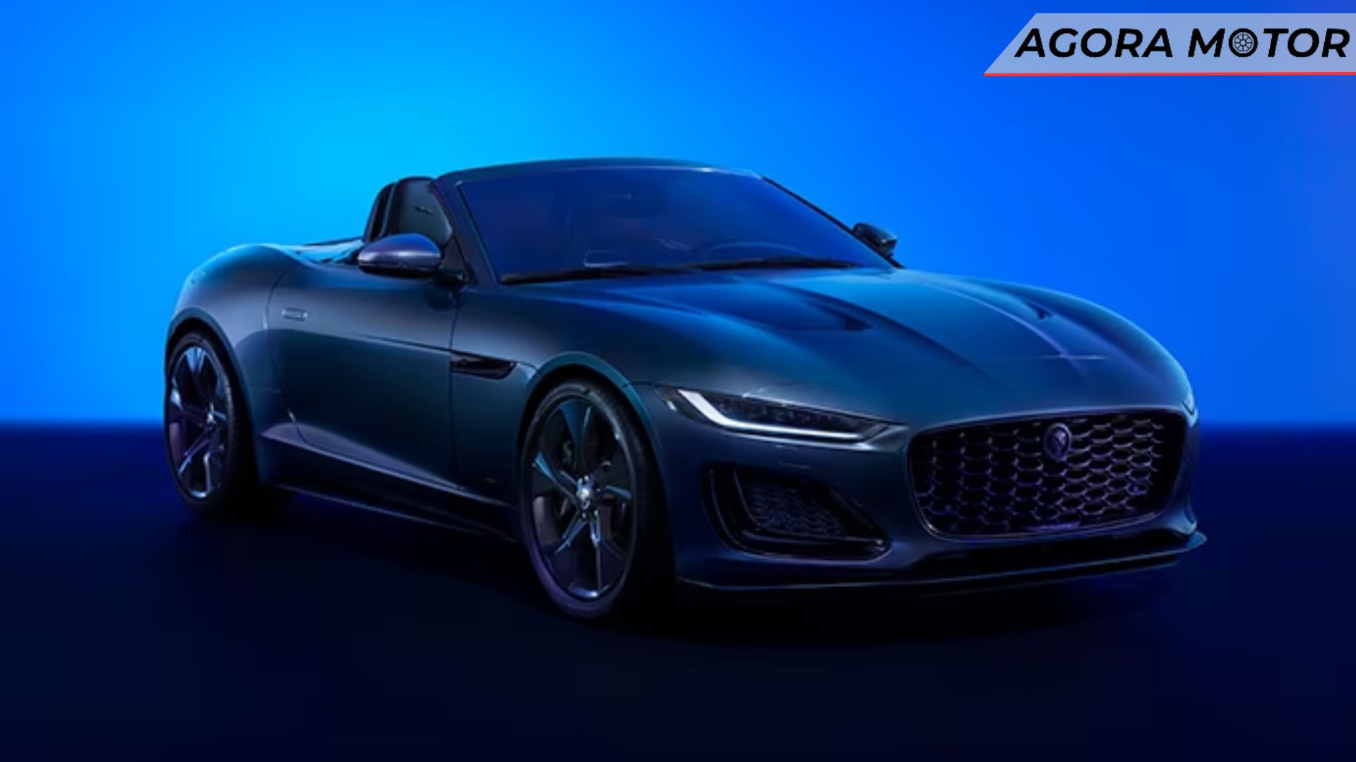 F-Type 2024 na cor azul