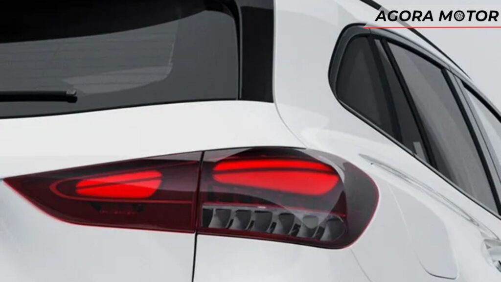 Lampada traseira de um GLA 2024