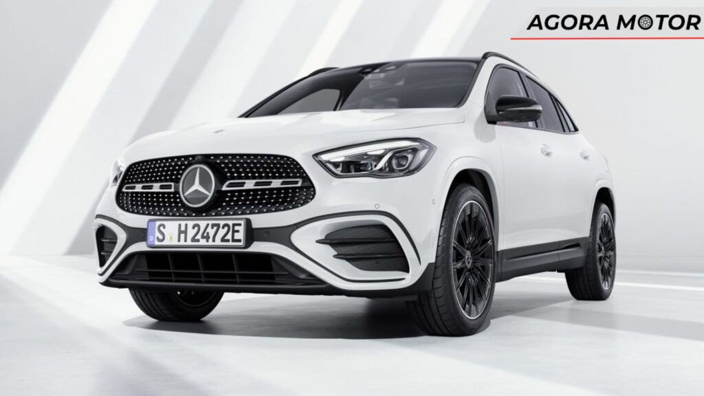 Foto frontal de um GLA 2024