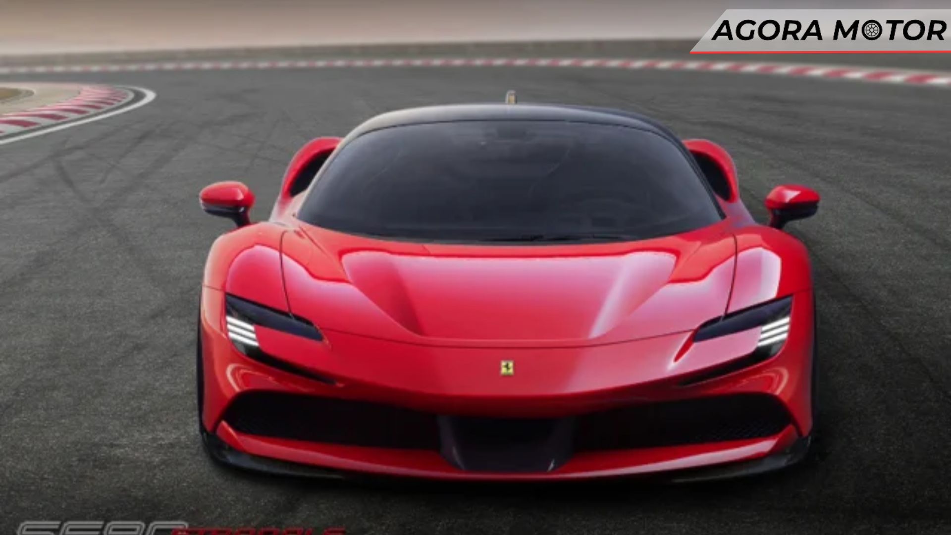 FOto frontal de uma A Ferrari SF 90 2024