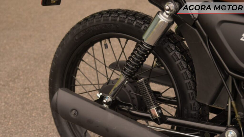 Roda traseira de uma Worker 125 2024