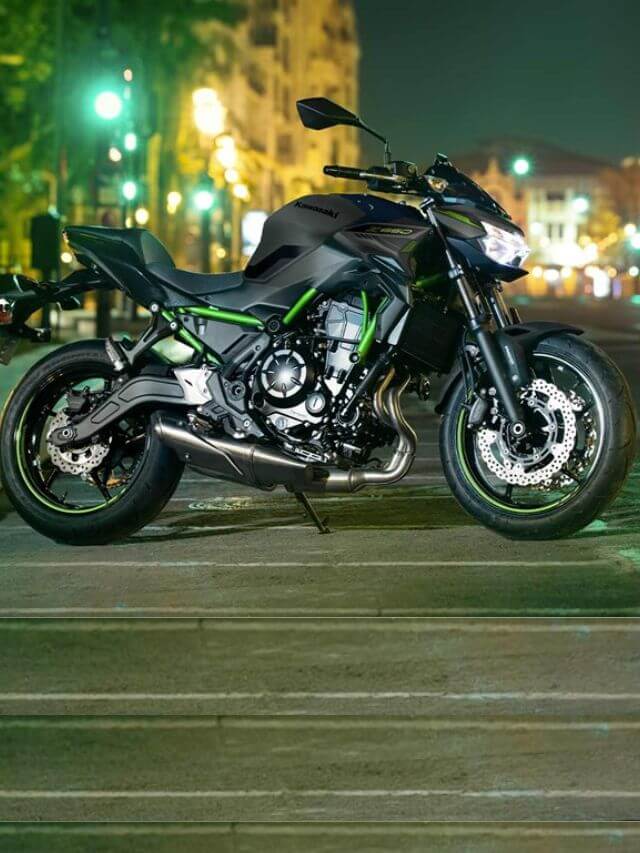 Lateral da Z650 2024.